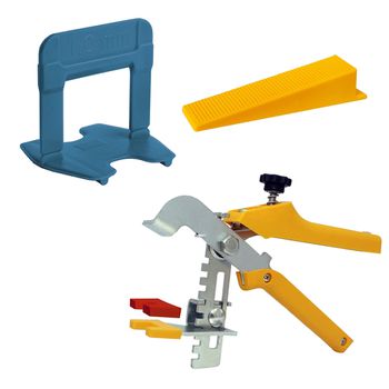 Espaçador 1,0mm ECO (500 Uni.) + Alicate + Cunha (500 Uni.) - Cortag - Ritec Máquinas e Ferramentas