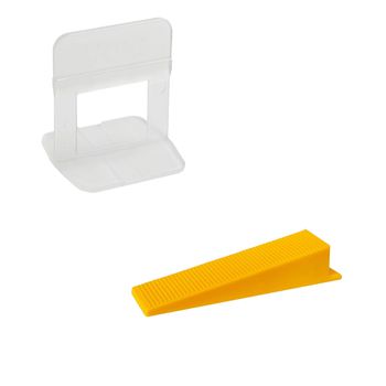 Espaçador 1,0mm (500 Uni.) + Cunha (500 Uni.) - Cortag - Ritec Máquinas e Ferramentas