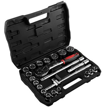 Jogo de Soquetes Estriados Com 22 Peças 1/2'' (20-211-S10) - K2 - Ritec Máquinas e Ferramentas