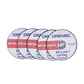 Disco de Corte p/ Metal EZ-456 1 ½ Pol. 5 Unidades - Dremel - Ritec Máquinas e Ferramentas