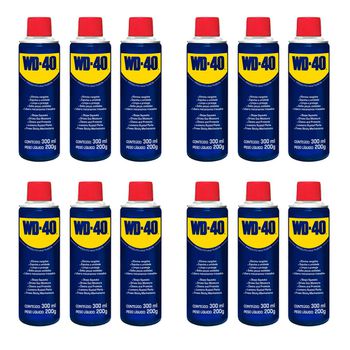 Óleo Lubrificante Desengripante Multiuso 300 mL (com 12 unidades) - WD-40 - Ritec Máquinas e Ferramentas