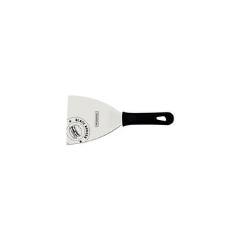 Espátula Black Burger em Aço Inox e Cabo de Polipropileno Preto 4'' - Tramontina - Ritec Máquinas e Ferramentas