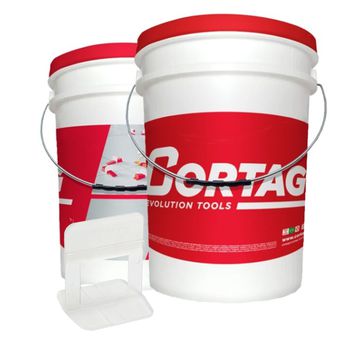 Espaçador Nivelador ST 3mm C/ 900 pçs Balde (62703) - Cortag - Ritec Máquinas e Ferramentas