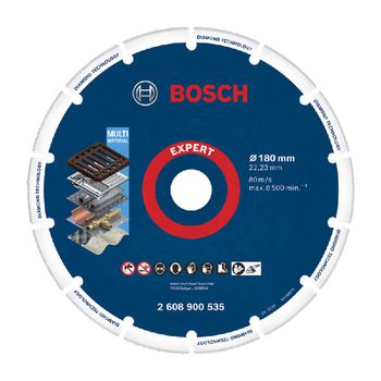 Disco de Corte Diamantado EXPERT 180mm (2608900535) - Bosch - Ritec Máquinas e Ferramentas