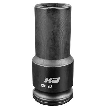 Soquete de Impacto Sextavado Longo 3/4'' em Milímetros - K2 - Ritec Máquinas e Ferramentas