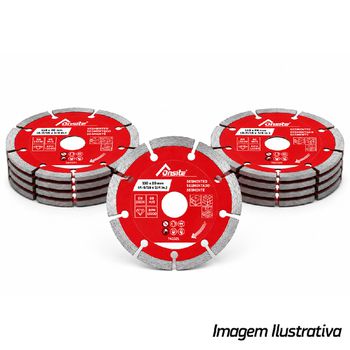 Kit Disco de Corte Diamantado Segmentado Para Serra Mármore 110mm Com 10 Unidades (745521) - Onsite - Ritec Máquinas e Ferramentas