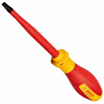Chave Torx TX 40 x 125mm VDE (1600A02ND0000) - Bosch - Ritec Máquinas e Ferramentas