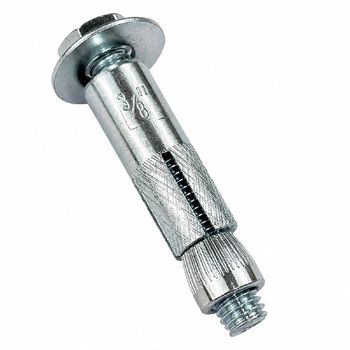 Kit de Chumbador CB Com Parafuso Sextavado 3/8 x 2.1/2