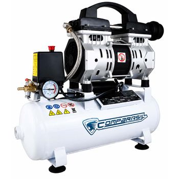 Compressor de Ar Sem Óleo 0,75Hp / 550W / 220V (550-8L) - Compbrasil - Ritec Máquinas e Ferramentas