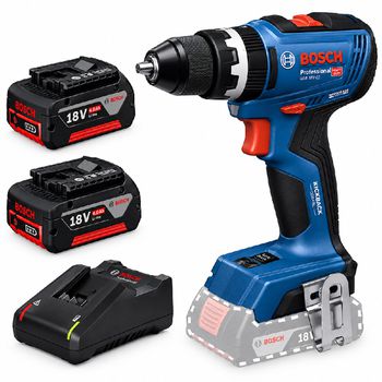 Parafusadeira / Furadeira de Impacto GSB 18V-65 Com Bateria e Carregador - Bosch - Ritec Máquinas e Ferramentas