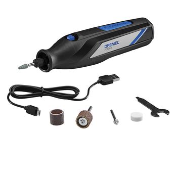 Micro Retifica a Bateria Com 5 Acessórios 7350 4V-MAX (F0137350LA) - Dremel - Ritec Máquinas e Ferramentas