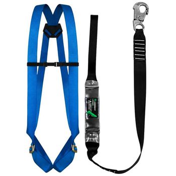 Cinturão de Segurança Blue Line CG1A e Talabarte Com Absorvedor de Energia CG 344AB - Carbografite - Ritec Máquinas e Ferramentas