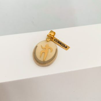 Pingente Corrida Banhado a Ouro 18k - 10115714 - Roanne Jóias