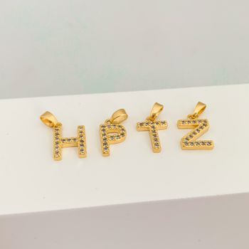 Pingente Letras Banhado a Ouro 18k - 105218 - Roanne Jóias