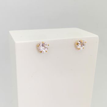 Brinco Coração Banhado a Ouro 18k - 105434 - Roanne Jóias