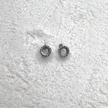 Brinco Sol Envelhecido Prata 925 - 10110579 - Roanne Jóias
