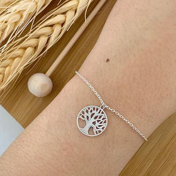 Pulseira Árvore da Vida Prata 925 - 105778 - Roanne Jóias