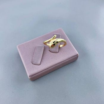 Anel Cobra Liso Semijoia Banhada a Ouro 18k - 1075... - Roanne Jóias