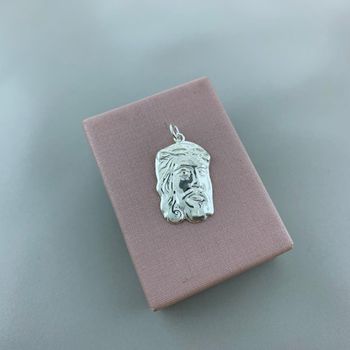 Pingente Face de Cristo Prata 925 - 107924 - Roanne Jóias
