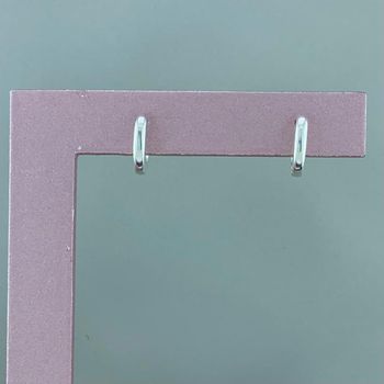 Argola Click Lisa Prata 925 - 107976 - Roanne Jóias