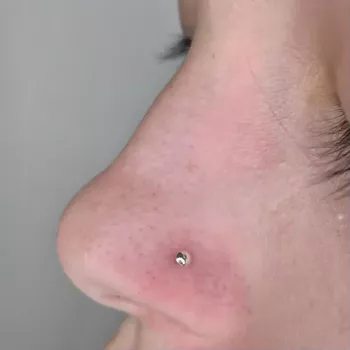Piercing De Nariz Liso Prata 925 - 107059 - Roanne Jóias