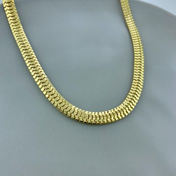 Corrente Lacraia 45cm Semijoia - 108317 - Roanne Jóias
