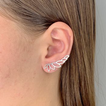 Brinco Earcuff Liso Prata 925 - 1011830320 - Roanne Jóias