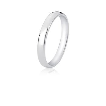 Aliança Prata Legitima 925 Abaulada Anatômica Poli... - Roanne Jóias