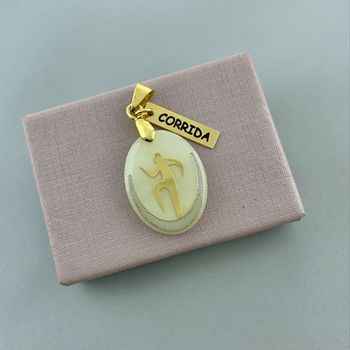 Pingente Corrida Banhado Ouro 18k - 10115714 - Roanne Jóias