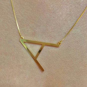 Corrente Inicial 45cm Com Banho de Ouro 18k - 101... - Roanne Jóias