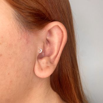 Piercing De Cartilagem Lua Prata 925 - 1011830647 - Roanne Jóias