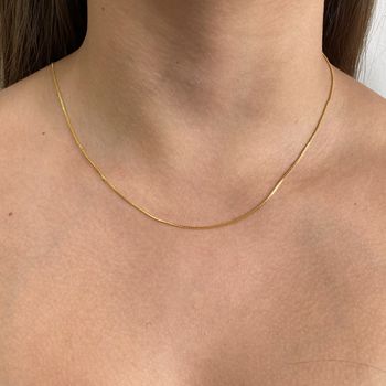 Corrente Veneziana 40cm Semijoia - 1011831782 - Roanne Jóias