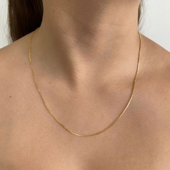 Corrente Veneziana 50cm Semijoia - 1011831777 - Roanne Jóias