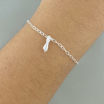 Pulseira Infantil Figa 1,1gr Prata 925 - 101183232 - Roanne Jóias