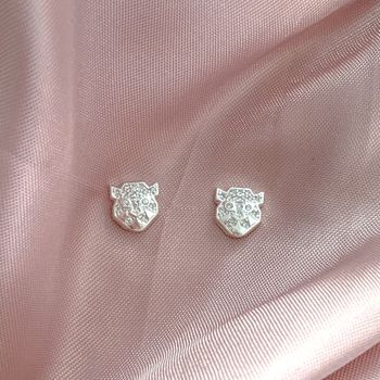 Brinco Onça com Zirconia Prata 925 - 1011832390 - Roanne Jóias