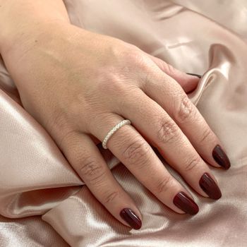 Aparador Bolinha com Zirconia Cristal Prata 925 - ... - Roanne Jóias
