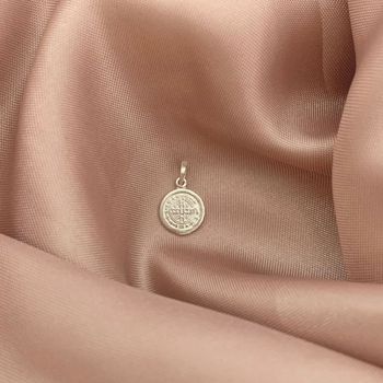 Pingente Medalha São Bento Prata 925 - 1011832902 - Roanne Jóias