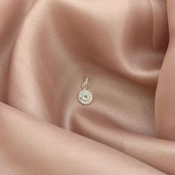 Pingente Redondo com Zirconia Prata 925 - 10118328... - Roanne Jóias