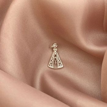 Pingente Nossa Senhora Vazada Prata 925 - 10118328... - Roanne Jóias