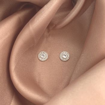 Brinco Redondo com Zirconia Prata 925 - 1011832906 - Roanne Jóias