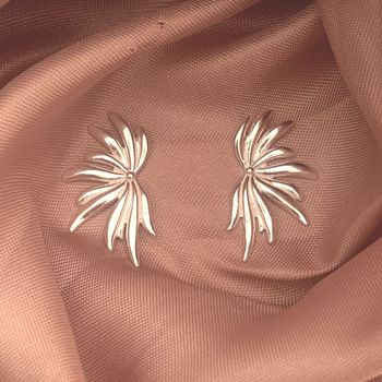 Brinco Flor Lisa Prata 925 - 1011832921 - Roanne Jóias