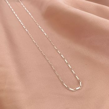Corrente Masculina Veneziana Alongada Prata 925 - ... - Roanne Jóias