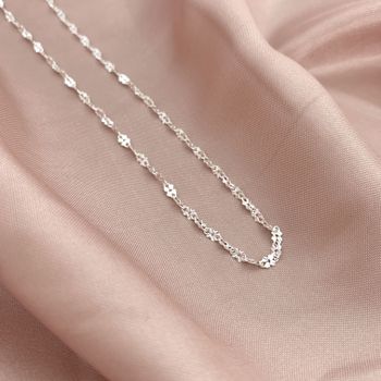 Corrente Trevos Batidos Prata 925 - 1234568034 - Roanne Jóias