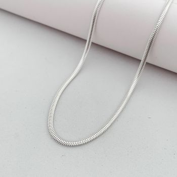 Corrente Prata Legitima 925 Lacraia 45cm 4,8gr - ... - Roanne Jóias