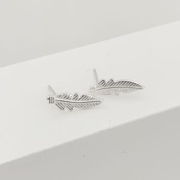 Brinco Prata Legitima 925 Pena Lisa - 1234568348 - Roanne Jóias