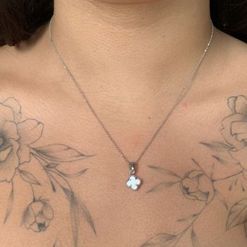 Corrente Prata Legitima 925 Veneziana 45cm com Pin... - Roanne Jóias