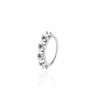 Piercing Prata Legítima 925 Helix com Zirconia Cri... - Roanne Jóias