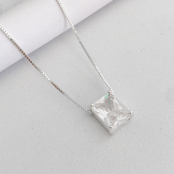 Corrente Prata Legitima 925 Veneziana 50cm com Pin... - Roanne Jóias