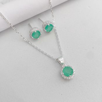 Conjunto Prata Legitima 925 Corrente 40cm + Brinco... - Roanne Jóias