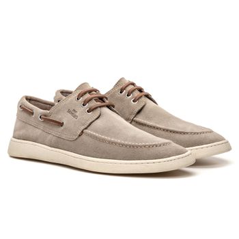 Deckshoes Masculino Bariloche Camurça Areia Samello - SAMELLO